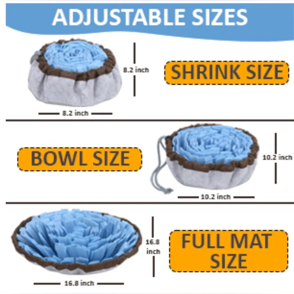 Barkz Adjustable Snuffle Mat For Dog -EnrichmentToy NWOB